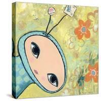 Big Eyed Spacey Girl-Wyanne-Stretched Canvas