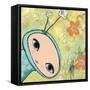 Big Eyed Spacey Girl-Wyanne-Framed Stretched Canvas