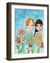 Big Eyed Sunday Girls-Wyanne-Framed Giclee Print