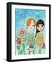 Big Eyed Sunday Girls-Wyanne-Framed Giclee Print