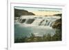 Big Falls, Great Falls-null-Framed Art Print