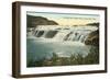 Big Falls, Great Falls-null-Framed Art Print