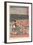 Big Fireworks at Ryogoku, 1847-1852-Utagawa Hiroshige-Framed Giclee Print