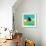 Big Fish in a Small Pond-Retrorocket-Framed Art Print displayed on a wall