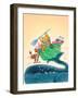 Big Fish - Playmate-Marsha Winborn-Framed Giclee Print