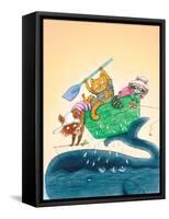 Big Fish - Playmate-Marsha Winborn-Framed Stretched Canvas