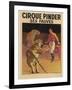 Big Game at the Circus-null-Framed Art Print