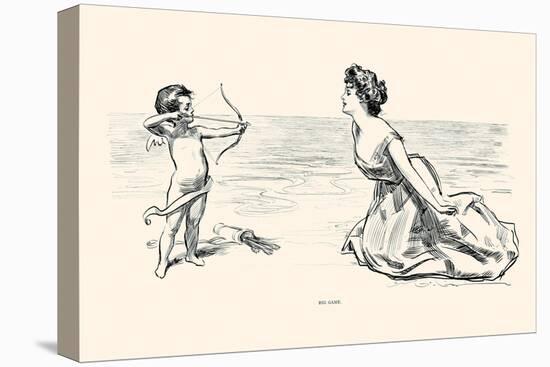 Big Game-Charles Dana Gibson-Stretched Canvas