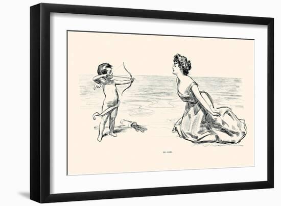 Big Game-Charles Dana Gibson-Framed Art Print