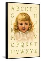 Big Girl Alphabet-Ida Waugh-Framed Stretched Canvas