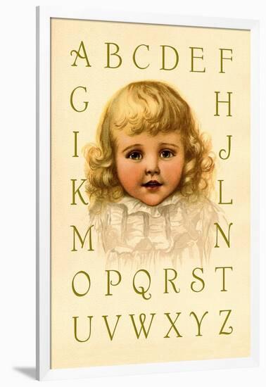 Big Girl Alphabet-Ida Waugh-Framed Art Print