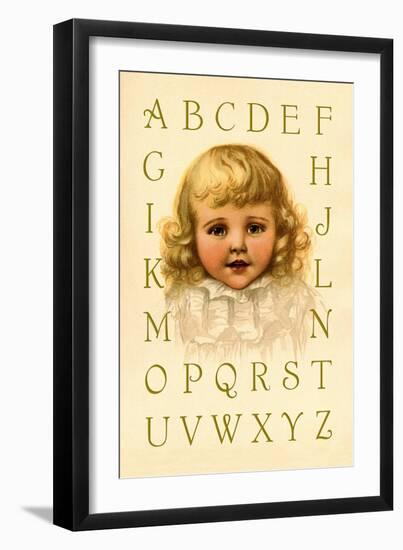 Big Girl Alphabet-Ida Waugh-Framed Art Print