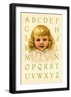 Big Girl Alphabet-Ida Waugh-Framed Art Print