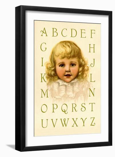 Big Girl Alphabet-Ida Waugh-Framed Art Print