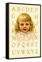 Big Girl Alphabet-Ida Waugh-Framed Stretched Canvas