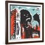 Big Gorilla Destroys City-JoeBakal-Framed Art Print