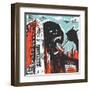 Big Gorilla Destroys City-JoeBakal-Framed Art Print