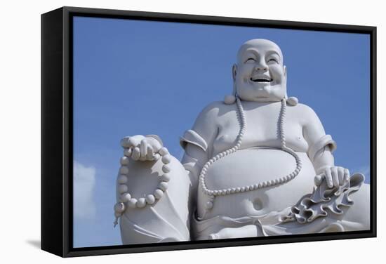 Big Happy Buddha Statue, My Tho, Vietnam-Cindy Miller Hopkins-Framed Stretched Canvas