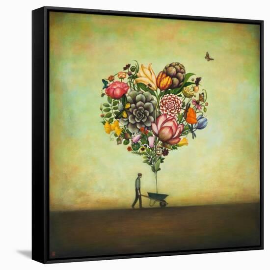 Big Heart Botany-Duy Huynh-Framed Stretched Canvas