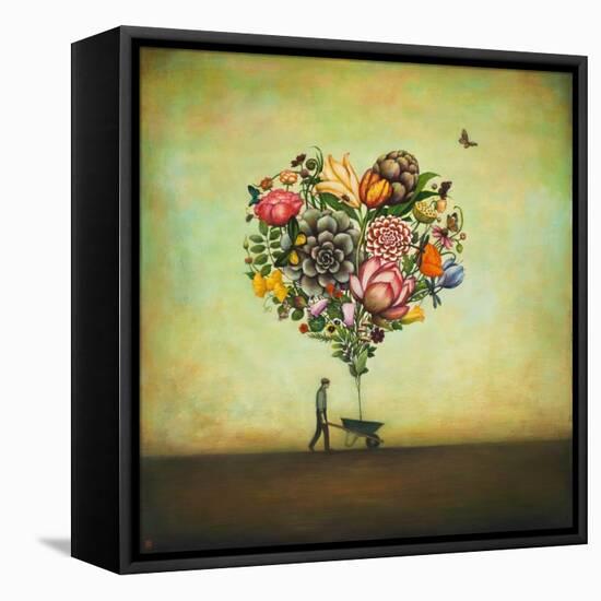 Big Heart Botany-Duy Huynh-Framed Stretched Canvas