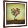 Big Heart Botany-Duy Huynh-Framed Art Print