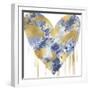 Big Hearted Blue and Gold-Lindsay Rodgers-Framed Art Print