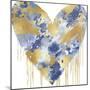 Big Hearted Blue and Gold-Lindsay Rodgers-Mounted Art Print