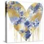 Big Hearted Blue and Gold-Lindsay Rodgers-Stretched Canvas