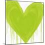 Big Hearted Chartreuse Green-Lindsay Rodgers-Mounted Art Print