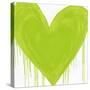 Big Hearted Chartreuse Green-Lindsay Rodgers-Stretched Canvas