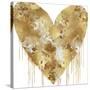 Big Hearted Gold and White-Lindsay Rodgers-Stretched Canvas