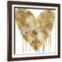 Big Hearted Gold and White-Lindsay Rodgers-Framed Art Print