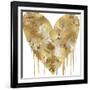 Big Hearted Gold and White-Lindsay Rodgers-Framed Art Print