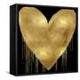 Big Hearted Gold on Black-Lindsay Rodgers-Framed Stretched Canvas