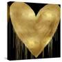 Big Hearted Gold on Black-Lindsay Rodgers-Stretched Canvas