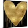 Big Hearted Gold on Black-Lindsay Rodgers-Mounted Art Print