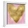 Big Hearted Gold on Pink-Lindsay Rodgers-Framed Art Print