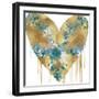 Big Hearted Green and Gold-Lindsay Rodgers-Framed Art Print