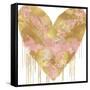 Big Hearted Pink and Gold-Lindsay Rodgers-Framed Stretched Canvas