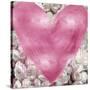 Big Hearted Pink on Flowers-Lindsay Rodgers-Stretched Canvas