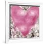 Big Hearted Pink on Flowers-Lindsay Rodgers-Framed Art Print