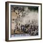 Big Herd of Wildebeest is about Mara River. Great Migration. Kenya. Tanzania. Masai Mara National P-GUDKOV ANDREY-Framed Photographic Print