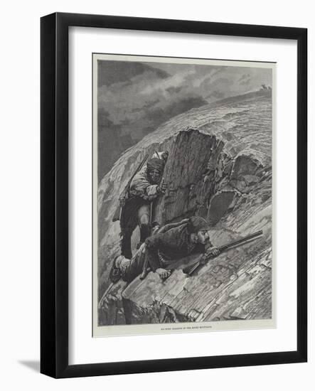 Big Horn Stalking in the Rocky Mountains-Richard Caton Woodville II-Framed Giclee Print