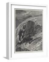 Big Horn Stalking in the Rocky Mountains-Richard Caton Woodville II-Framed Giclee Print