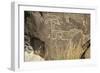 Big-Horned Sheep Jornada-Mogollon Petroglyph at Three Rivers Site, New Mexico-null-Framed Photographic Print