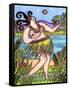 Big Hula Diva-Wyanne-Framed Stretched Canvas