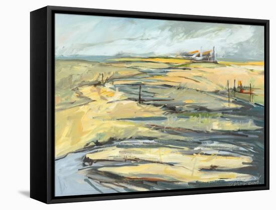 Big Indian Slough - August-Kris Ekstrand-Framed Stretched Canvas