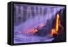 Big Island - Hawaii - Lava Flow-Lantern Press-Framed Stretched Canvas