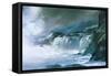 Big Island Surf-Thomas Leung-Framed Stretched Canvas