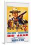 Big Jake, Top: John Wayne on French Poster Art, 1971-null-Framed Art Print